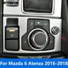 For Mazda 6 Atenza M6 2016 2017 2018 Matte Electronic Handbrake Parking Brake Control Button Cover Trim Interior Accessories