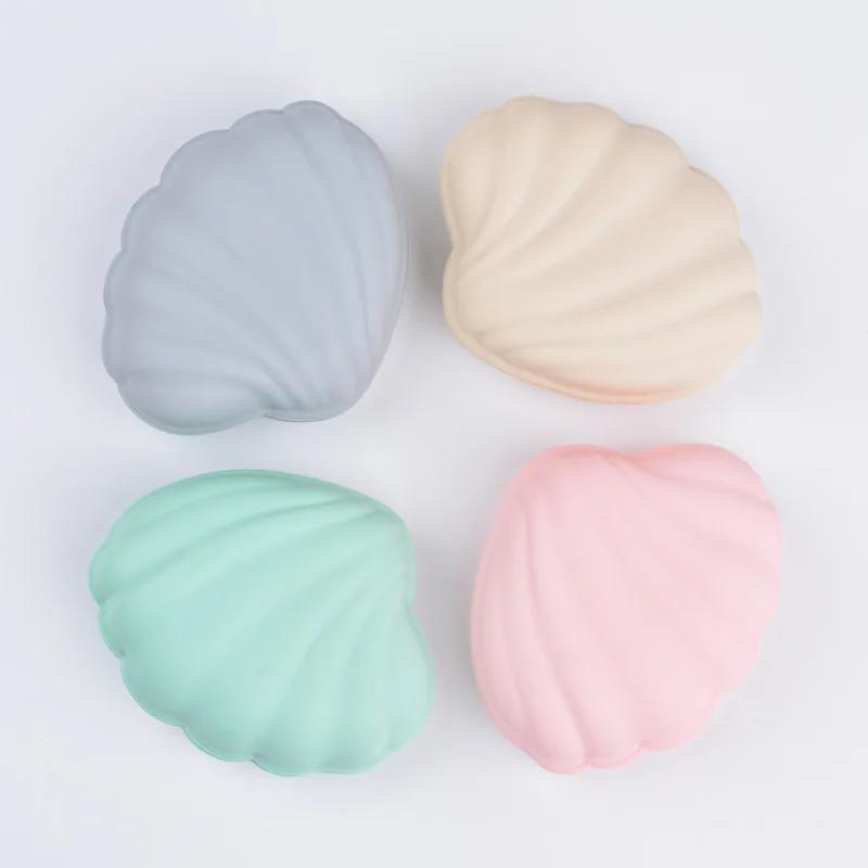 Portable Creative Shell Storage Box Packaging Box European Simplicity Ring Earring Chewing Gum Jewelry Storage Case