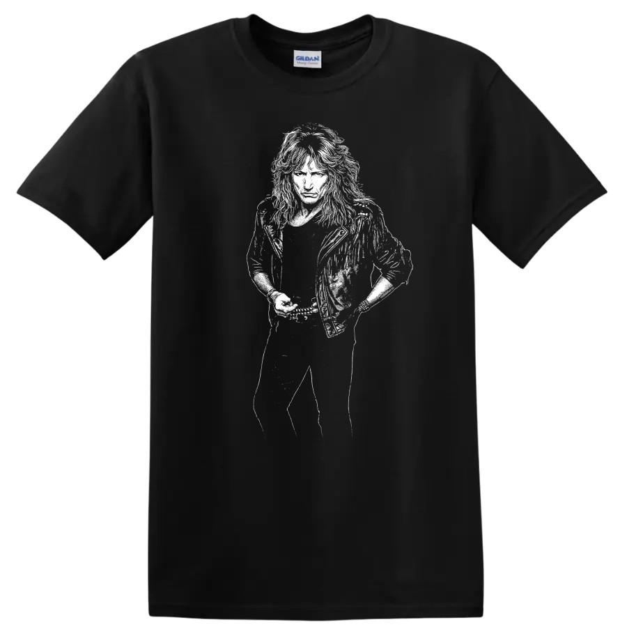 T-shirt David Coverdale Rock Legends Tribute Whitesnake Deep Purple Maglietta