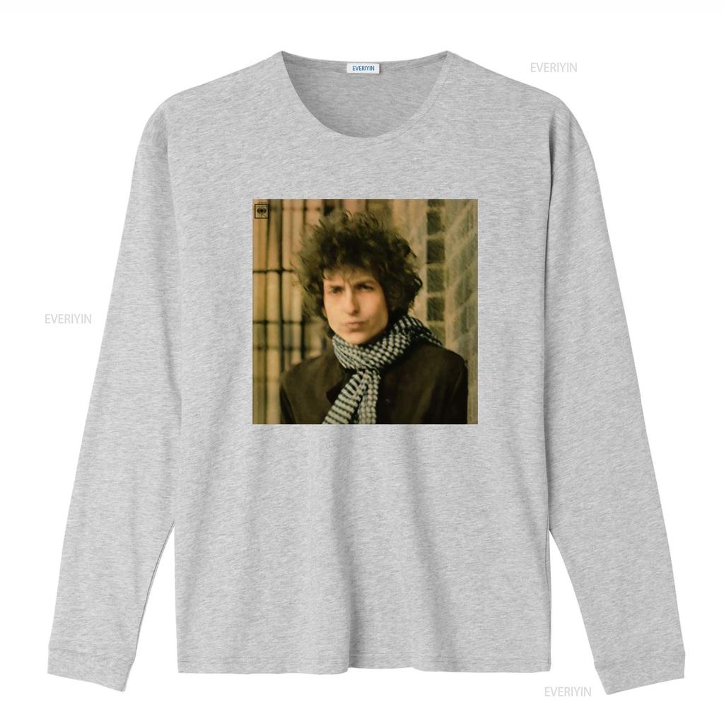 Bob Dylan Blonde On Rock N Roll Band T Shirt 056E Vintage Washed Slightly Casual Comfortable Stretched Graphic Streetwear