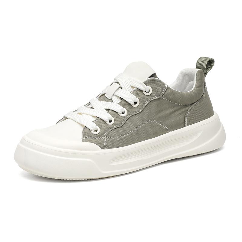 Men's Canvas Shoes 2025 Summer New Versatile Original Niche White Shoes Youth Student Casual Board Shoes