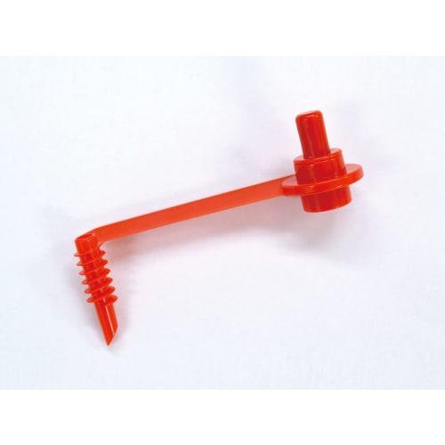 KOKUBO Industries' Tornado Cutter (Spiral Cut/Red) - Hand-Resistant, Perfect for Potatoes and Vegetables, KK247
