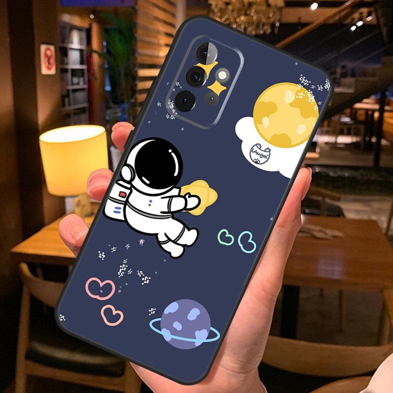 Star Astronaut Cute Case For Samsung Galaxy A16 A06 A26 A36 A56 A52 A53 A33 A13 A34 A54 A14 A15 A35 A55 A22 A32