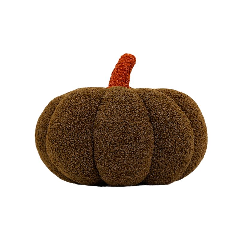 1825Cm Small Pumpkin Plush Pillow Stuffed Six Colors Plant Cushion Halloween'S Day Party Prop Plushie Home Decoration Gift