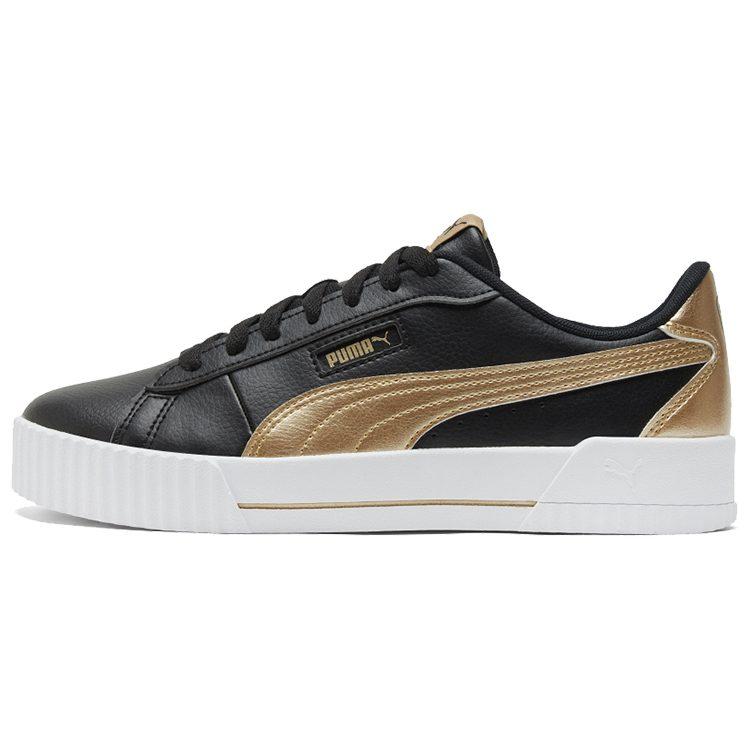PUMA Carina Crew Metallic 'Black White Gold' Women's 368879-02