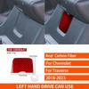 For Chevrolet Traverse RS LT 2018- Real Carbon Fiber Sticker Centre armrest switch panel Car Accessories ide decorative