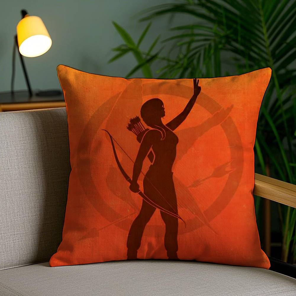 Pillow Case The H-Hunger Games Sofa Short Plush Double-sided HD Printing Room Home Office Gift Cushion Cover