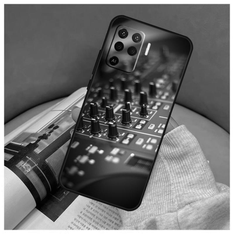 Music DJ Controller Mixer Case For Oppo A16 A76 A96 A60 A98 A58 A78 A18 A38 A80 A40 A77 A57 A17 A74 A54 A94 A15 A5 Pro