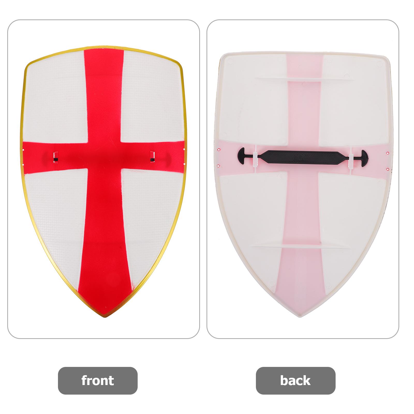 Fashnics Boys Shield Toy Medieval Costume Accessory Costumes Kids Costume Viking Shield Prop Plastic Shield For Kids Role-Playing Prop