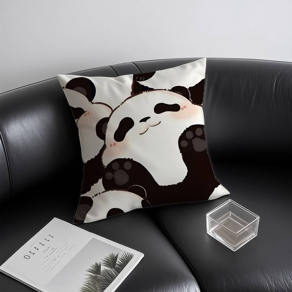 

Прекрасная наволочка с пандой, пылезащитная, невидимая молния, для дивана-кровати 12x12Inch