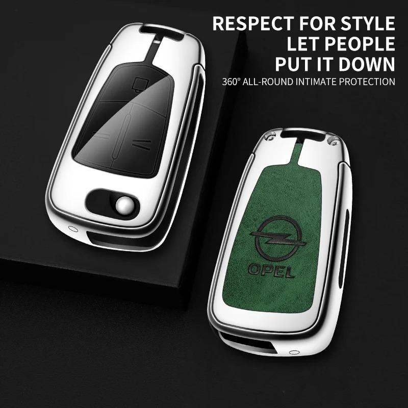 Car Key Chain Metal Key Shell Car TPU Zinc Alloy Key Case Bag For Opel OPCline ASTRA CORSA INSIGNIA MOKKA VECTRA GTC Tigra