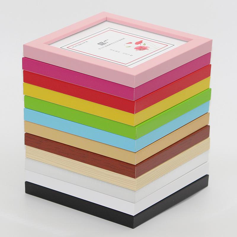 Square Photo Frame: 5, 6, 7, 8, 10 Inch for Wall or Tabletop Display
