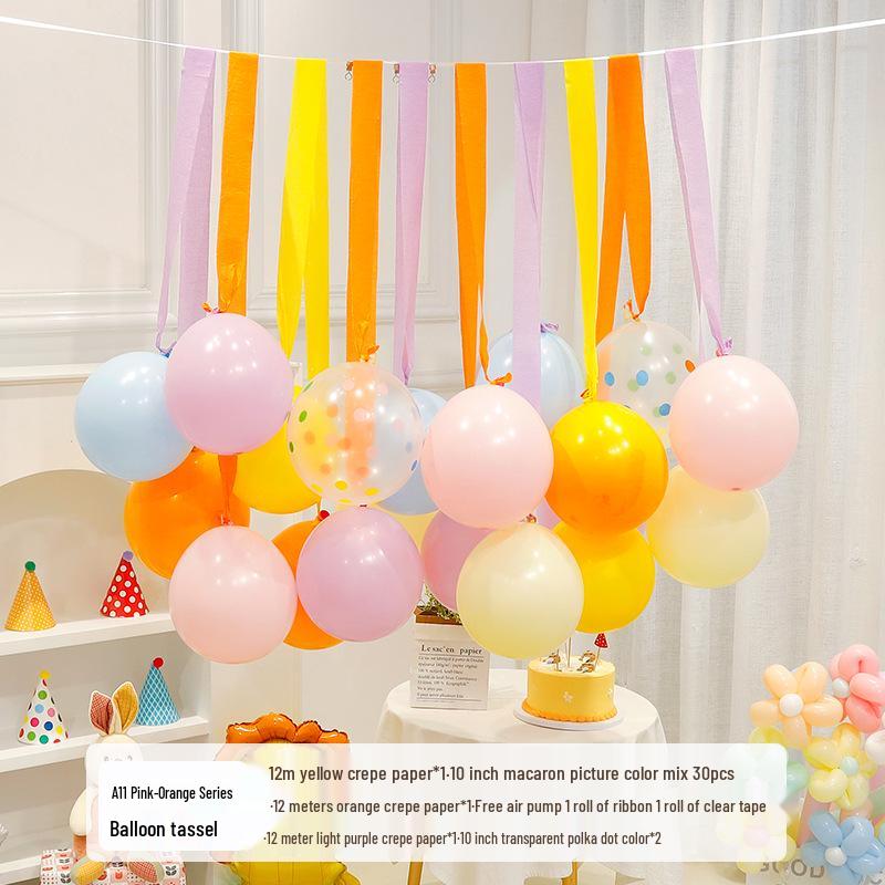 Bunte Spiralballons für Klassenzimmer- & Erstgeburtstagsdekorationen