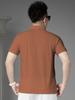 European High-End Embossed Short-Sleeve Polo Shirt for Men, New Summer Style, Trendy Casual Half-Sleeve Top