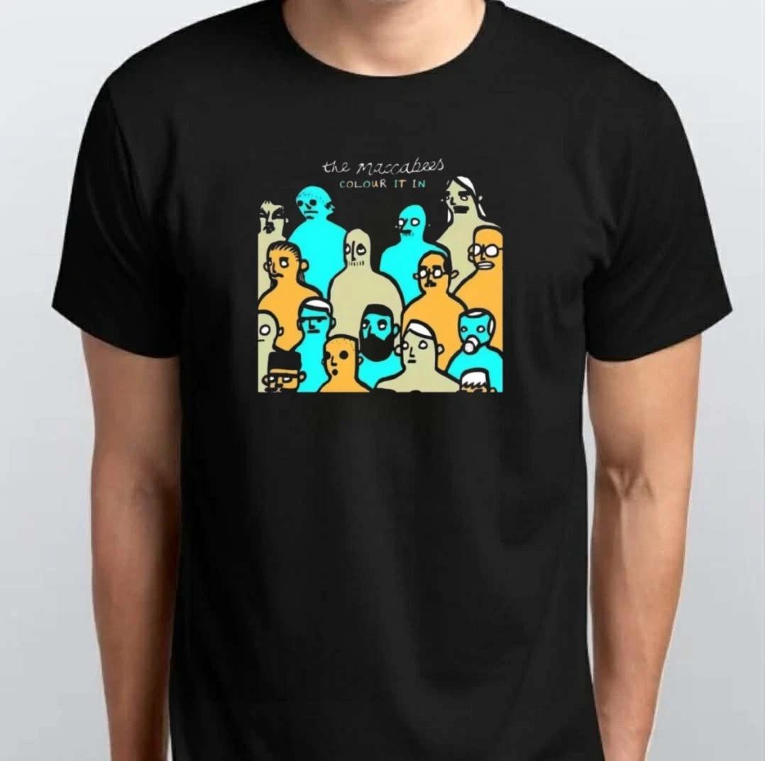 

The Maccabees Graphic Unisex 100% Cotton T-shirt Mens Tees Top S M L XL XXL 3 4 XL Black S