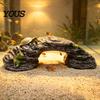 Non-toxic Turtle Dock Basking Platform, Rock Look Resin Baby Tortoise Climbing Ramp, Terrarium Accessory Arched Reptiles Resting Terrace for