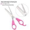 Pink Hair Trimming Scissors for DIY Bangs and Personal Beauty Care