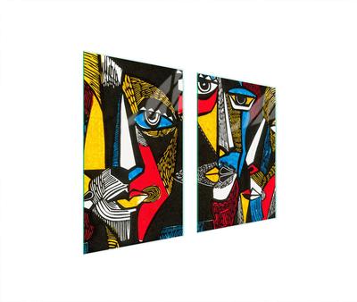 SZKLANA PŁYTA OCHRONNA DO KUCHNI 65x52 POP ART.
