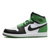 Baskets Air Jordan 1 Retro High OG PS Lucky Green Enfants Noir Blanc FD1412-031