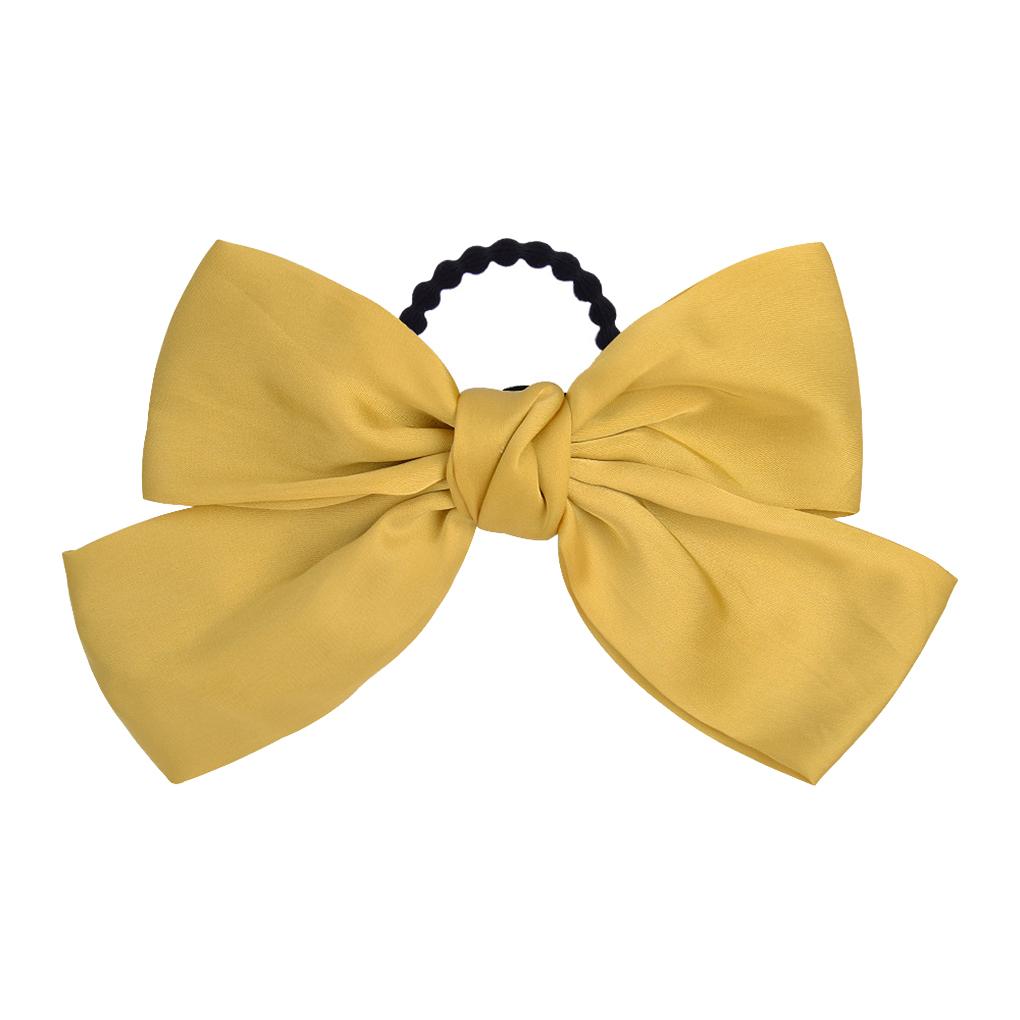 Large Hair Band Thick Bow Knot Adjustable Multi-colored Snag Free Hairs Rope Bobby Pins Scrunchies for Girls Styling Gift
