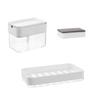 1Pc Press Type Soap Dispenser With A Sponge Press Soap Box Kitchen Dishwashing Detergent Liquid Dispenser