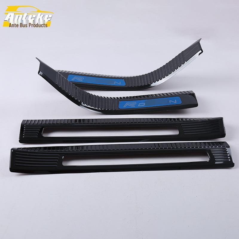 Fits 18 XC60 Models: Sill Trim Bright Strip, Bumper Trunk Welcome Pedal, Anti-Scratch Trim