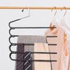 Aufbewahrungshosen-Aufhänger, 5-stufiges Design, multifunktional, platzsparend, faltenfrei, für Schrank, Schal, Jeans, Schrank-Organizer, Heimbedarf
