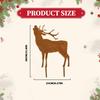 Garden Stake Christmas Decoration Statue Standing Yard Sign Reindeer,Metal Silhouette for