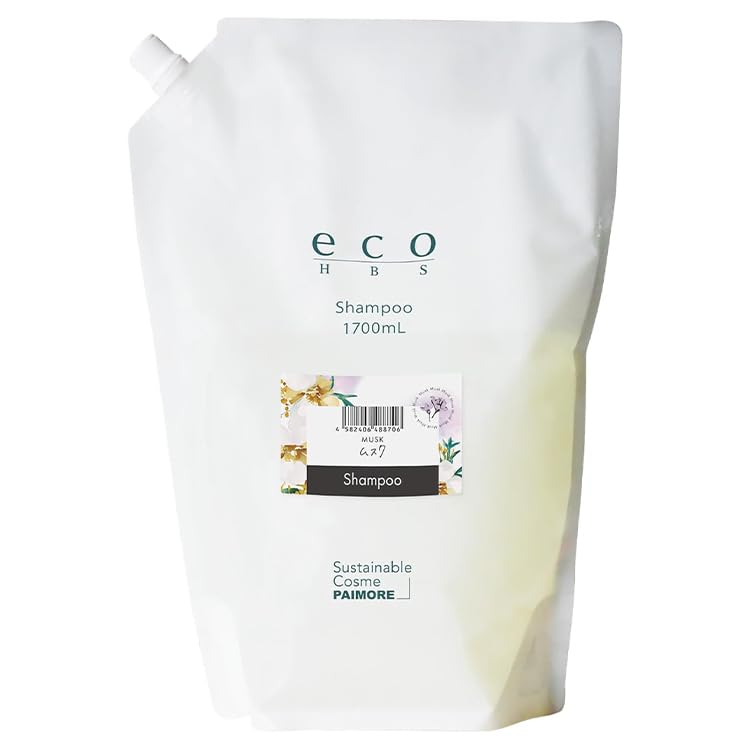 Eco HBS Shampoo 1700ml & Treatment 1700g Musk + Original Logo Sticker