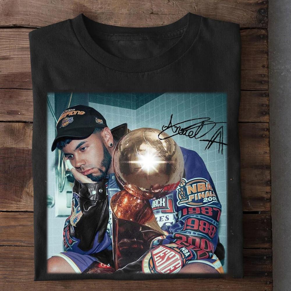 Anuel AA Signature Short Sleeve Black All Size Shirt Unisex T-Shirt S