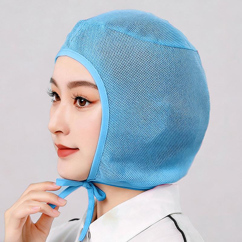 Gifts Breathable Mesh Work Cap Headband Soft Dustproof Hat General Unisex Mesh Cap For Food Factory Workshops