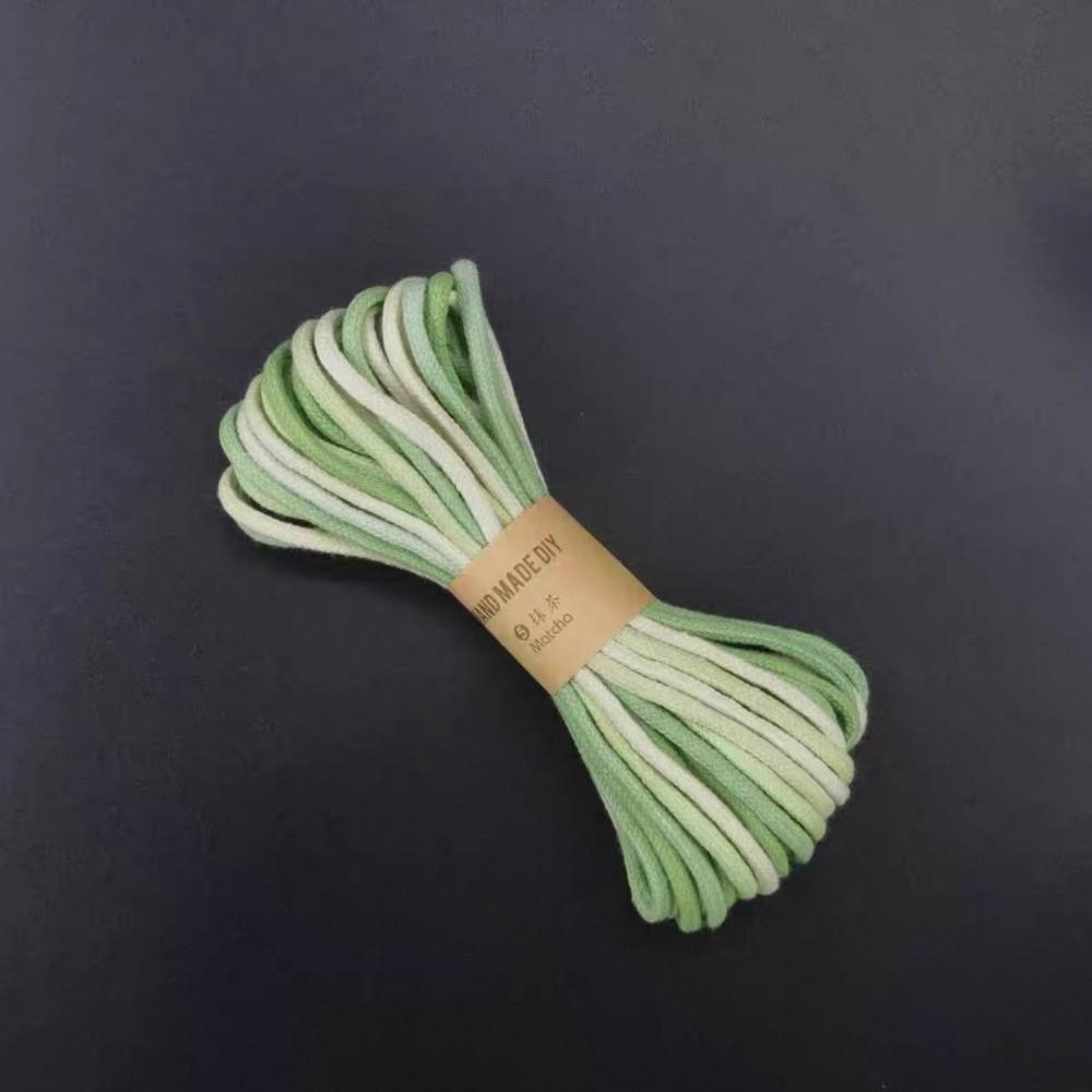 

Cotton Gradient Colorful Rope 10 Meters DIY Bracelet String Braided Macrame Rope Home Decoration 5