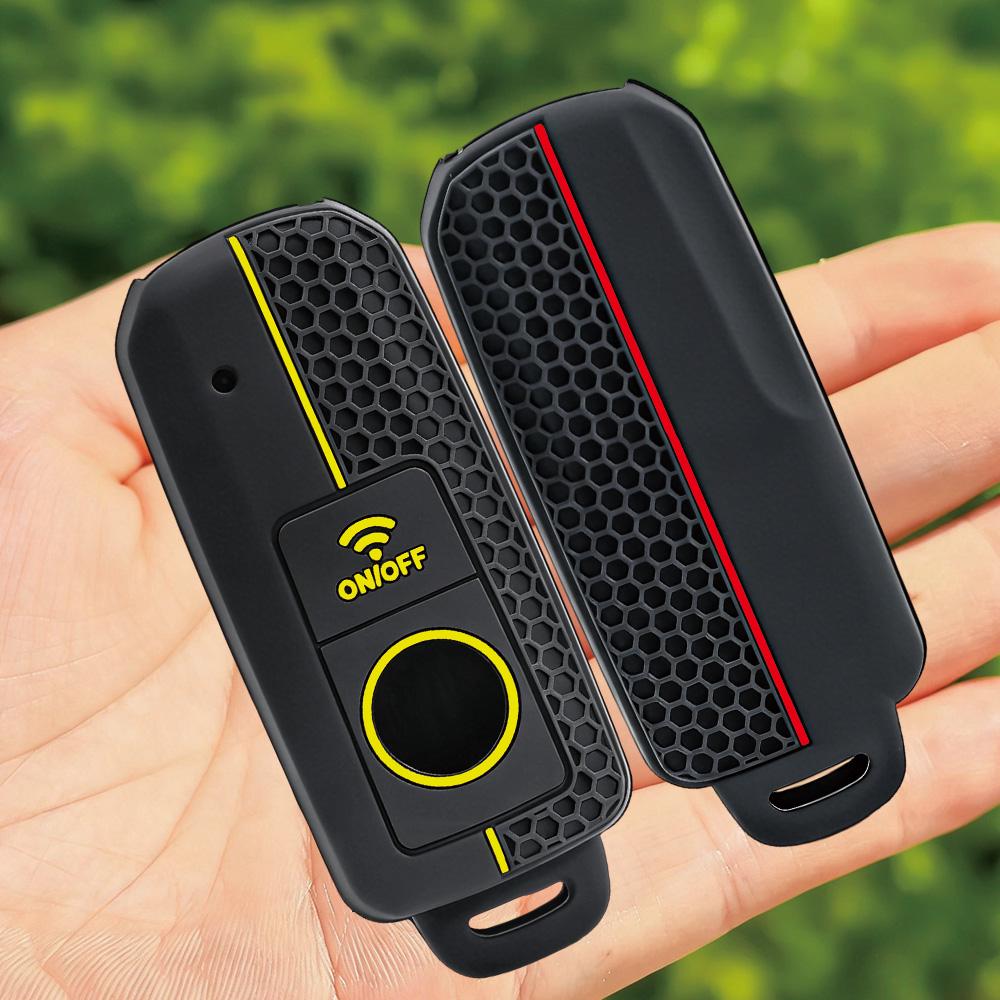 Silicone Key Case Cover Fob for YAMAHA XMAX XMAX300 NVX NVX155 AEROX JAUNS QBIX TMAX530 TMAX560 ID49 Motorcycle Accessories