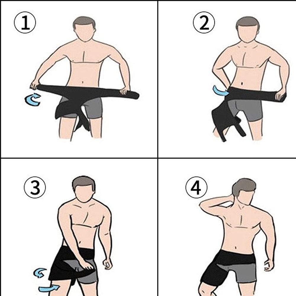 1Pcs Hip Brace, Non-slip Lower Back Support Brace, Sciatica Pain Relief Brace, Thigh/Hamstring Compression Support