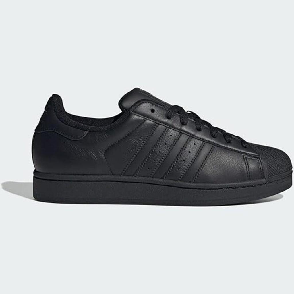 Adidas Superstar Core Size II, Black/Core Black/Core Black, JI0081, 23.0cm