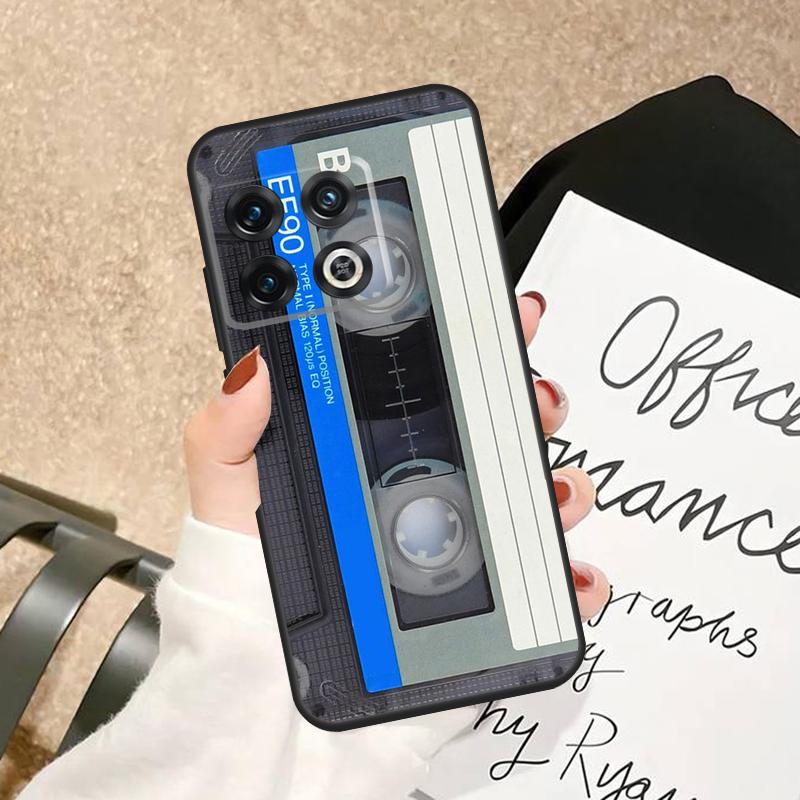 Vintage Cassette Tape Retro Case For OnePlus 13R 13 13s 12 12R 11 10 Pro 10T Nord 3 CE 5 2 4 Lite N10 N20 N30 Back Cover