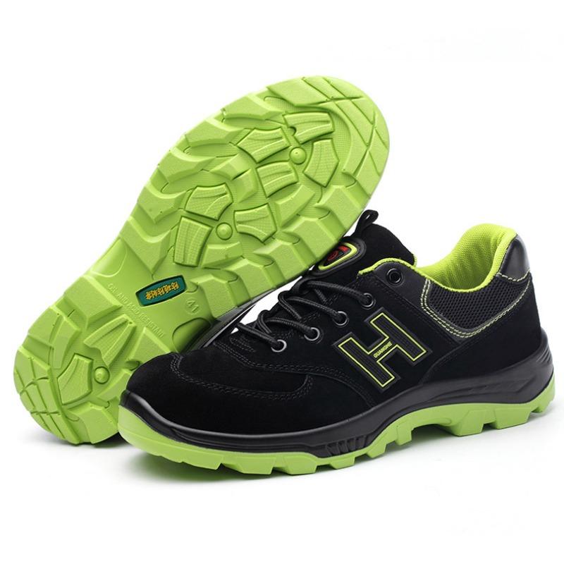 Labor Insurance Shoes Anti-smashing and Anti-piercing, Lightweight and Non-slip Safety Protective Shoes, Breathable Construction Site Shoes
