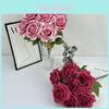 Seidenrosen Hochzeitsdekoration Blumenstrauß Mit Künstlichen Blumen Für Zuhause Und Fotografie