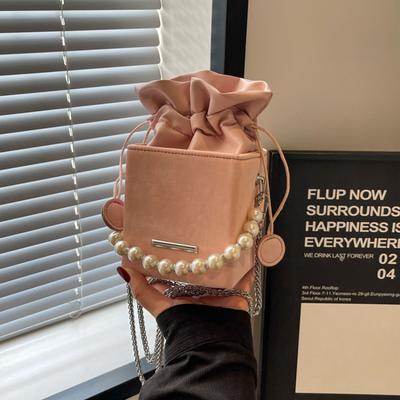 Neue Eimer Damenhandtasche Heißverkauf Hochwertig Anmut Einzelne Schulter Crossbody Kordelzug Tragbar