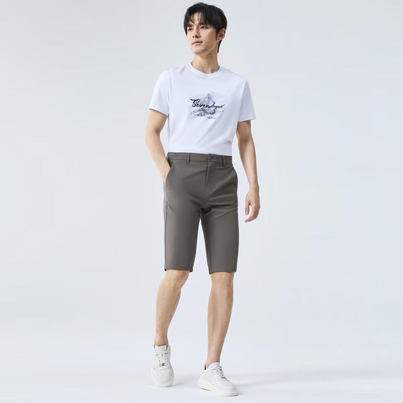Septwolves Men's Quick-Dry Casual Straight-Leg Shorts
