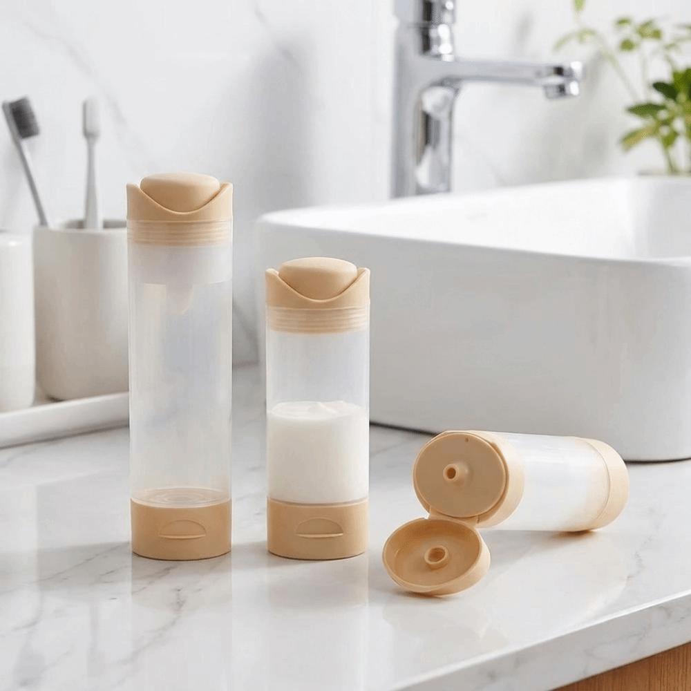 Press Airless Pump Bottle Empty Lotion Packaging Box Convenient Cosmetic Container Travel