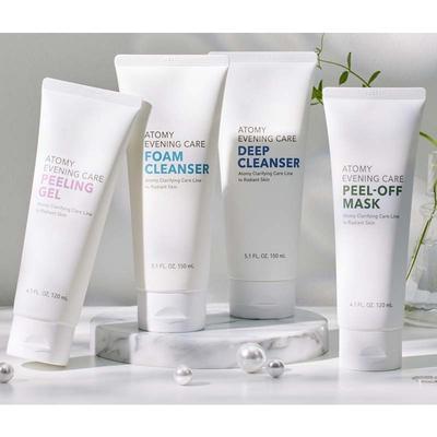 Nettoyant Visage Soin du Soir Démaquillant Gel Exfoliant Masque Peel-Off