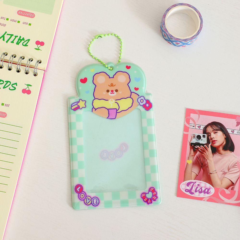 With Chain Kpop Card Binder Kpop Photocards Holder 3 Inch Photo Album Idol Photo Card Sleeves