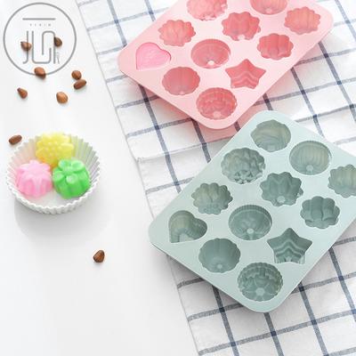 Silicone Cake Mold Different Flower-shaped Silicone Moon Cake Mold DIY Handmade Soap Fragrance Mold