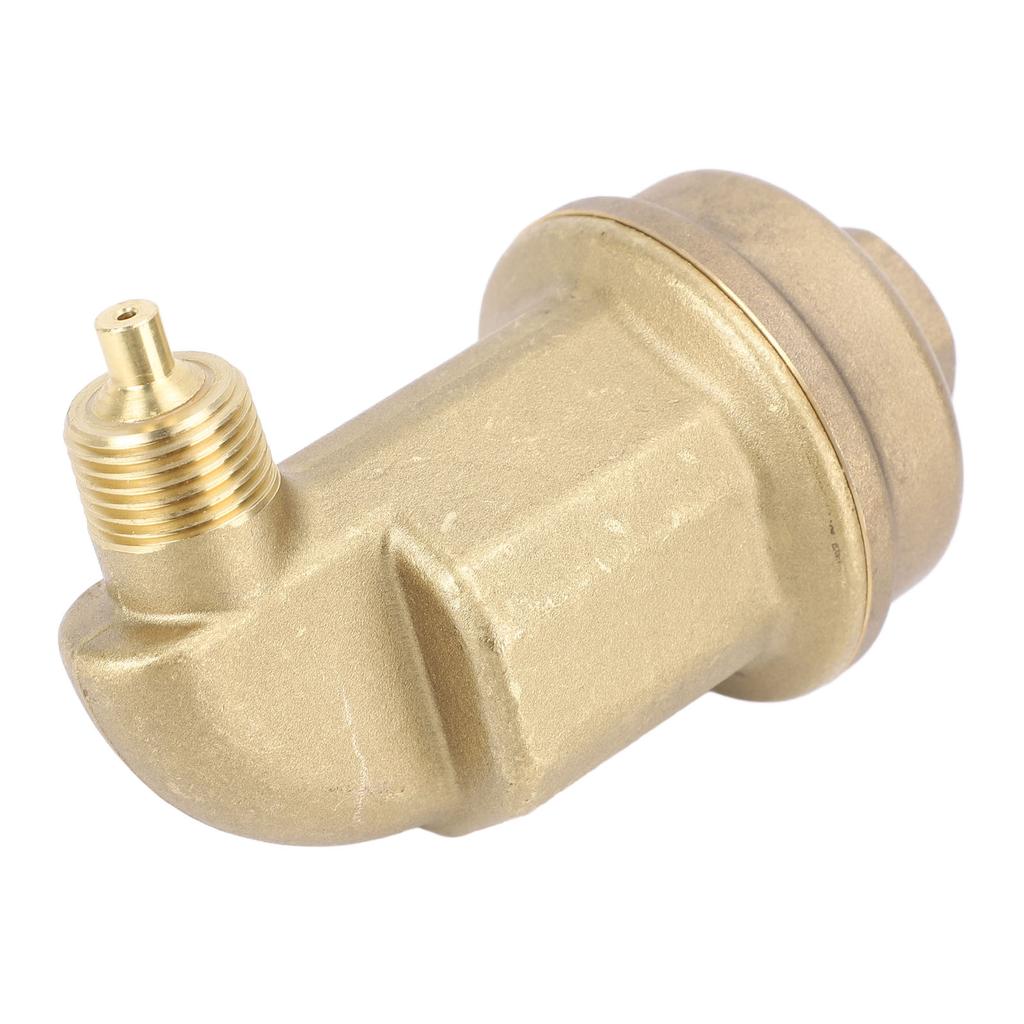 Air Release Valve DN15 BSP 12in 110 Celsius  High Temperature Resistant Brass Air Bleeder Release Valve