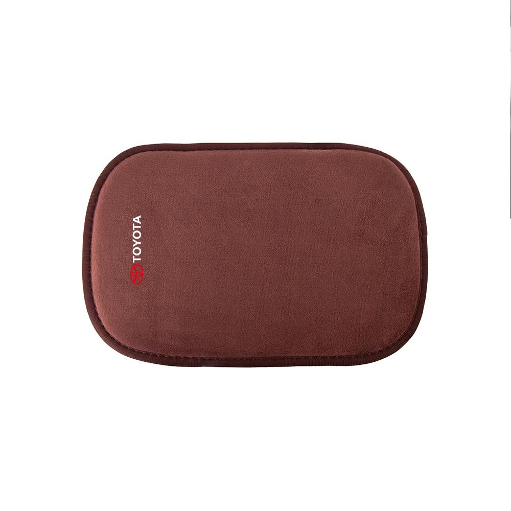 Podložka středové konzoly auta Kožešina Kůže Auto Loketní opěrka Kryt sedadlového boxu pro Toyota Chr Corolla Camry Rav4 Yaris Hilux Prius Prado Verso