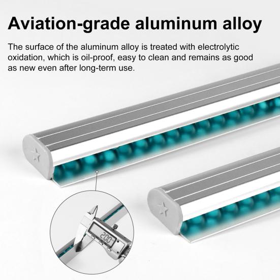 Aluminum Slide Check Rack with Pen Slot And Receipt Bills Ticket Invoices Memos Holder Clip Holder Restaurant Order Organizer