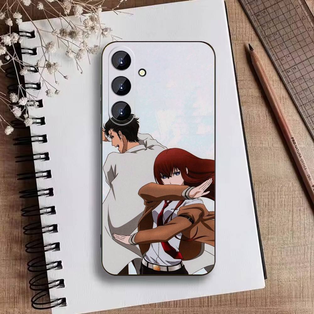 STEINS GATE F-Rintaro O-Okabe Phone Case For Samsung Galaxy A73,21,22,32,71,53,52,51,80,5G Soft Black Cover