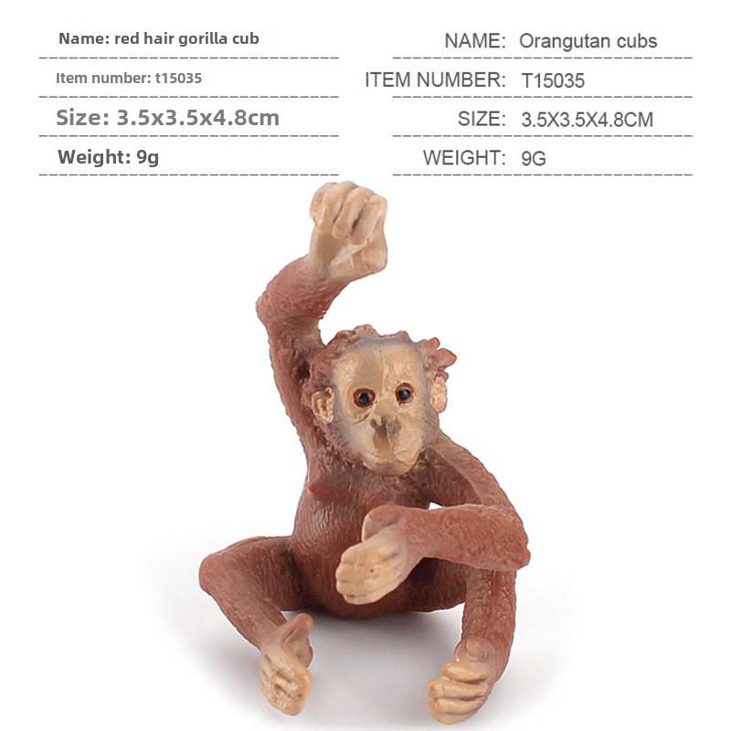 Schimpanse und Gorilla Stehend Zoo Modell Spielzeug