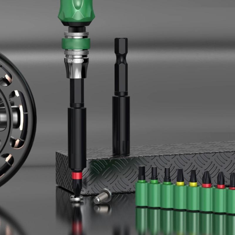 Screwdriver Set 10 In 1 Steel Magnetic Screwdriver Set Household Multifunction Replaceable Head Screwdriver Bits